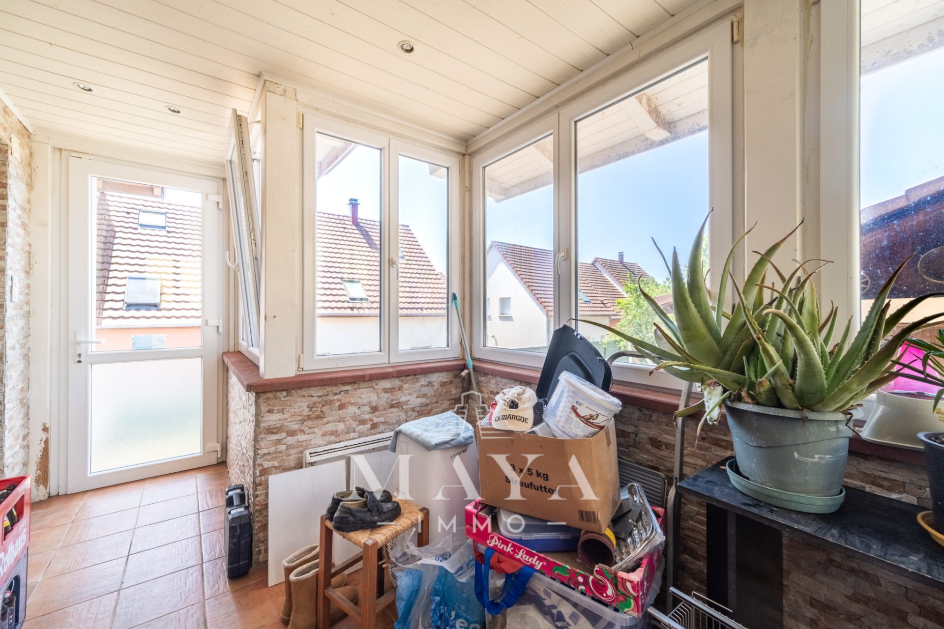 WALDIGHOFFEN, maison d&rsquo;environ 128 m2 avec dépendance