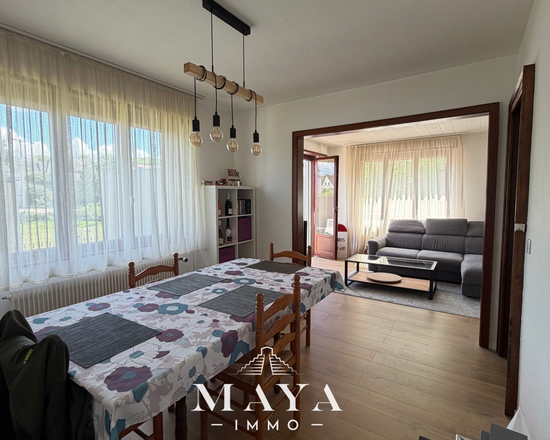 Magstatt-le-Bas, maison de 80 m2 avec deux terrasses, jardin