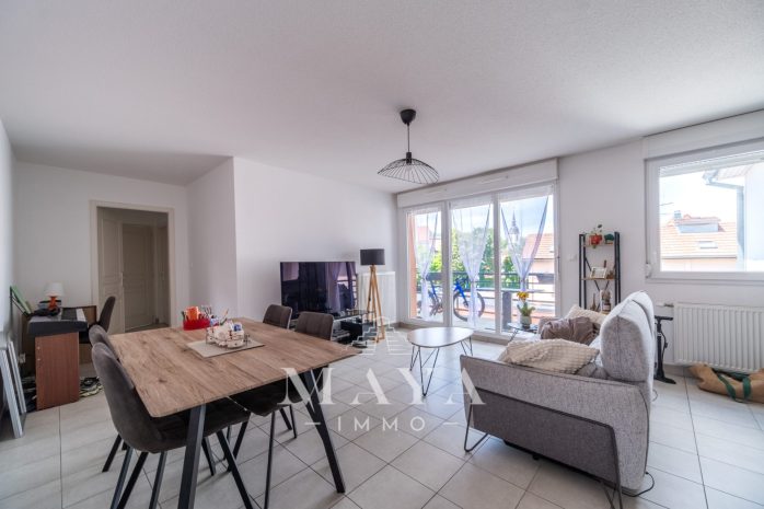 Sierentz, Appartement F3 avec parking et cave.