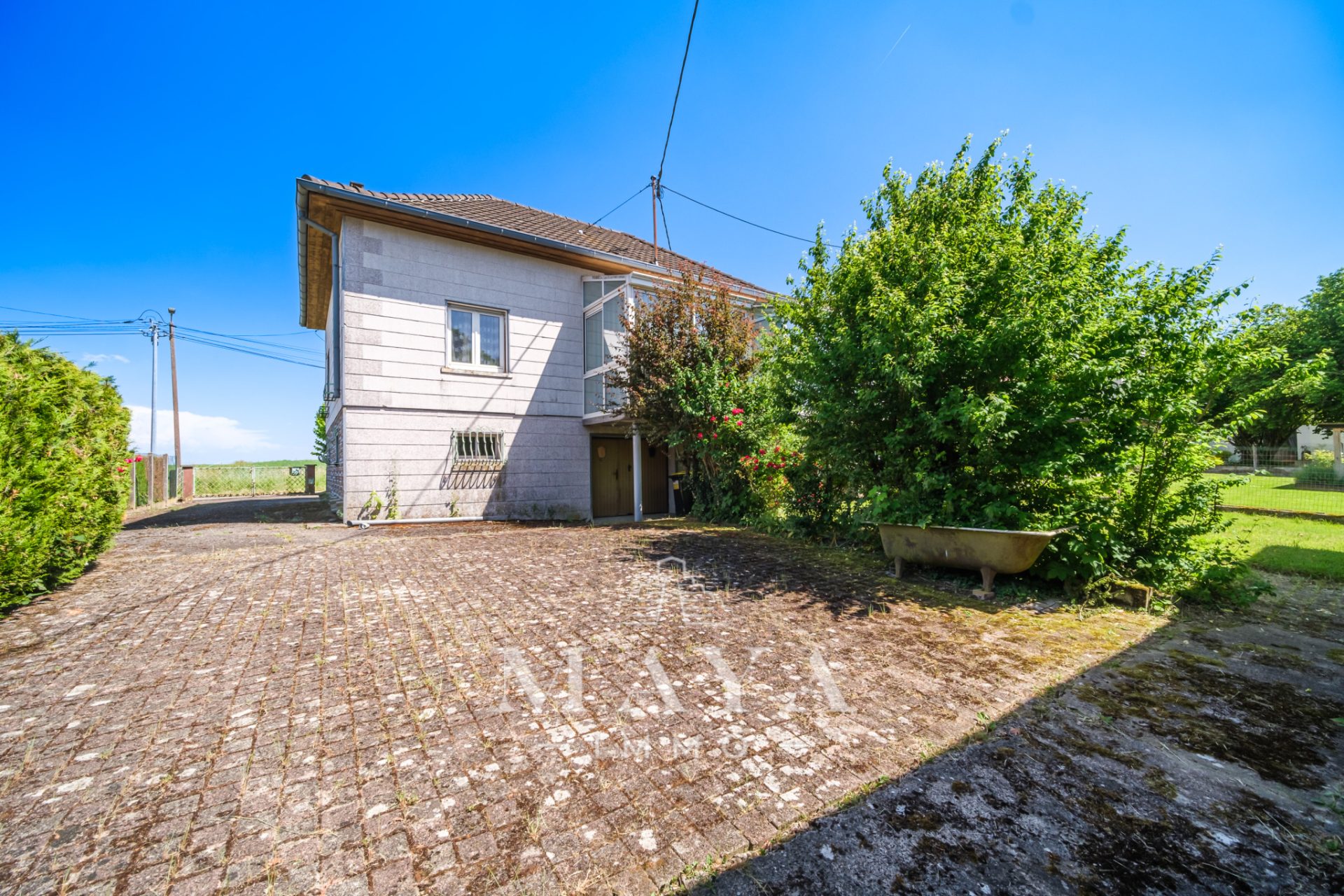 DANNEMARIE, Maison plain-pied de 81m2 sur 12,44 ares.