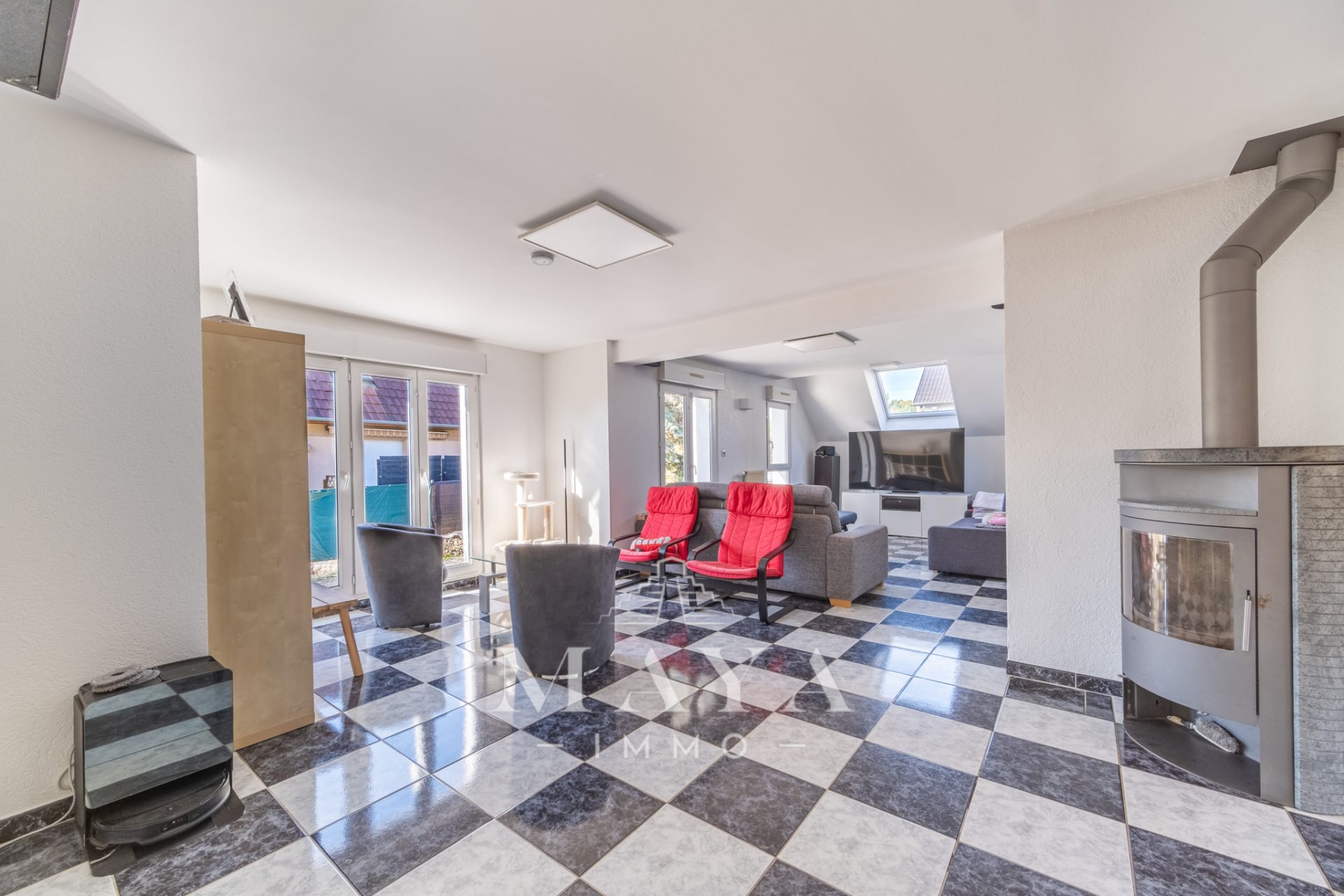 RIXHEIM – Maison individuelle (159m2 + 57m2) avec grand terr