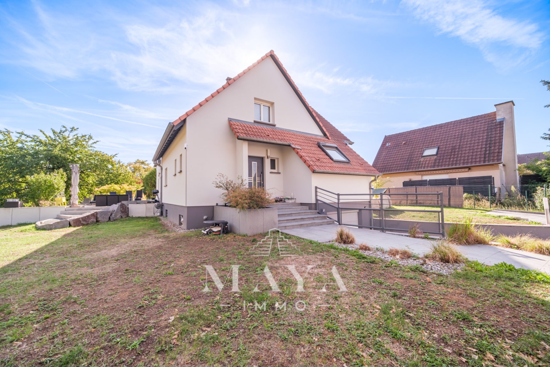 RIXHEIM – Maison individuelle (159m2 + 57m2) avec grand terr