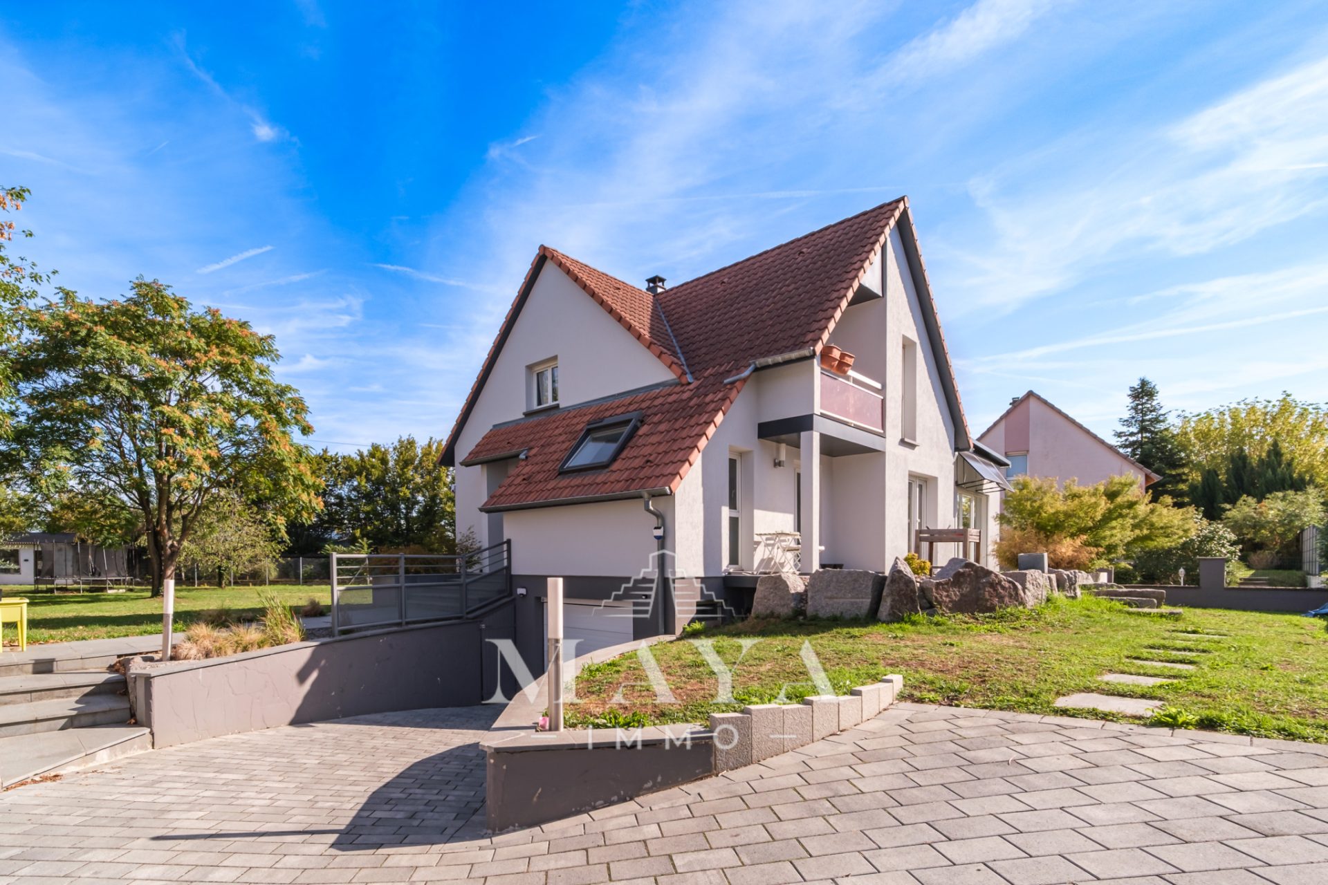 RIXHEIM – Maison individuelle (159m2 + 57m2) avec grand terr