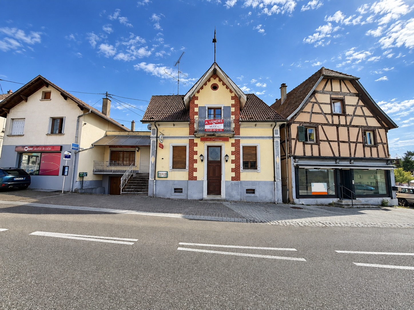 Waldighoffen, batiment à réhabiliter de 220m2