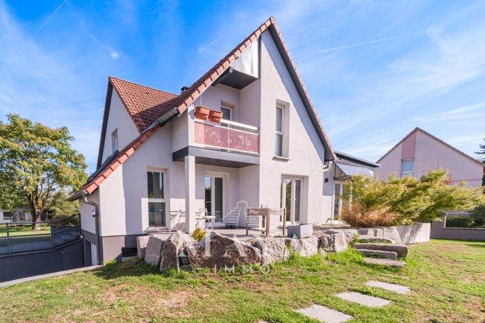 RIXHEIM – Maison individuelle (159m2 + 57m2) avec grand terr