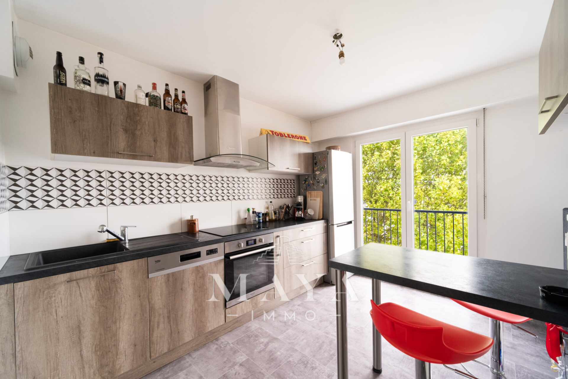 FESSENHEIM, Appartement de 80m2 avec balcons, garage et cave