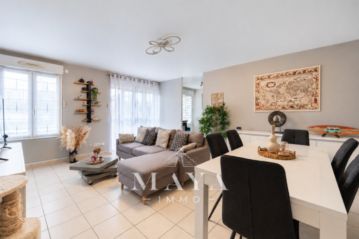 Sierentz, appartement F3 avec garage et parking