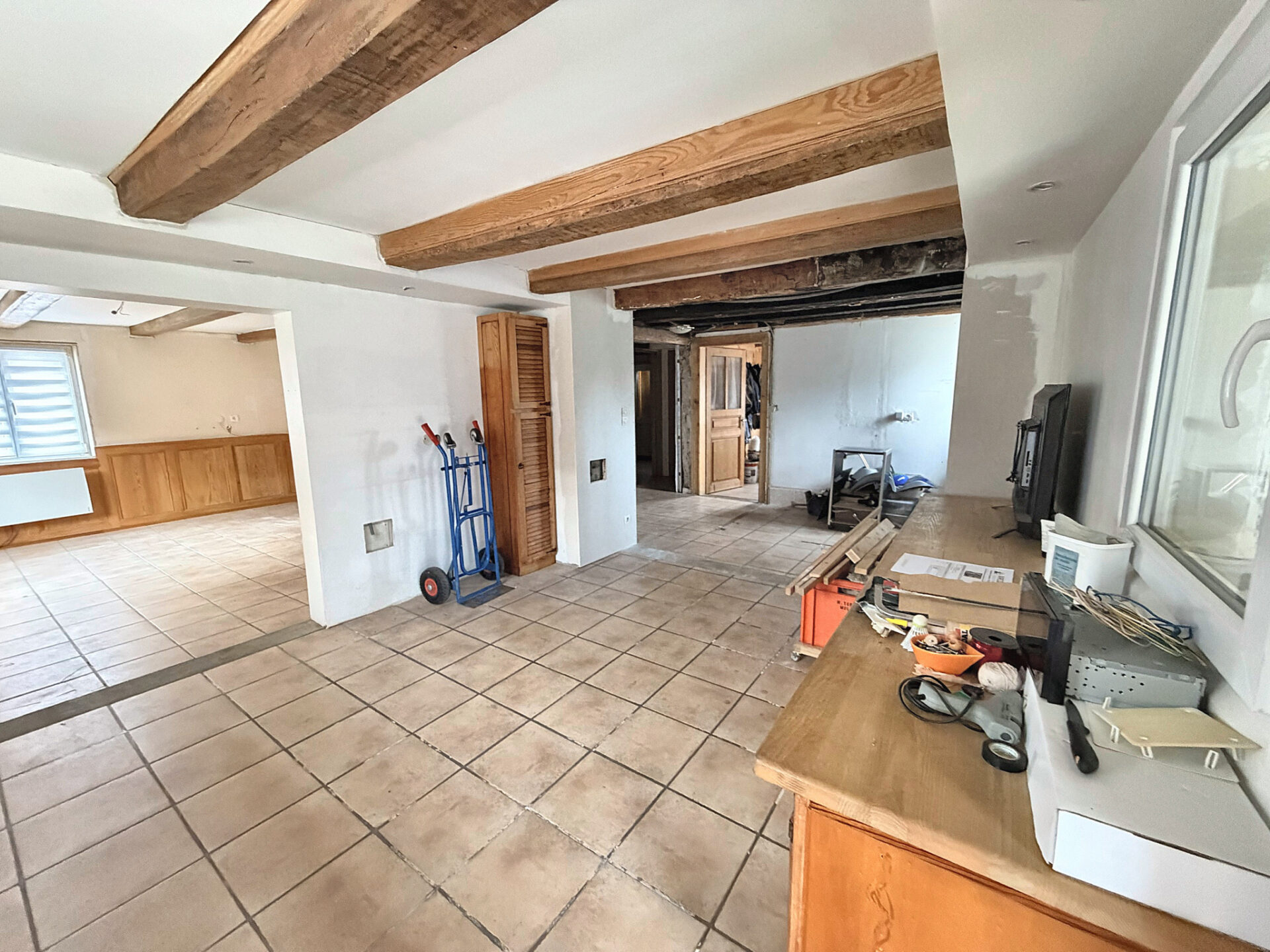 Maison alsacienne de 195 m2 à colombages avec dépendances su